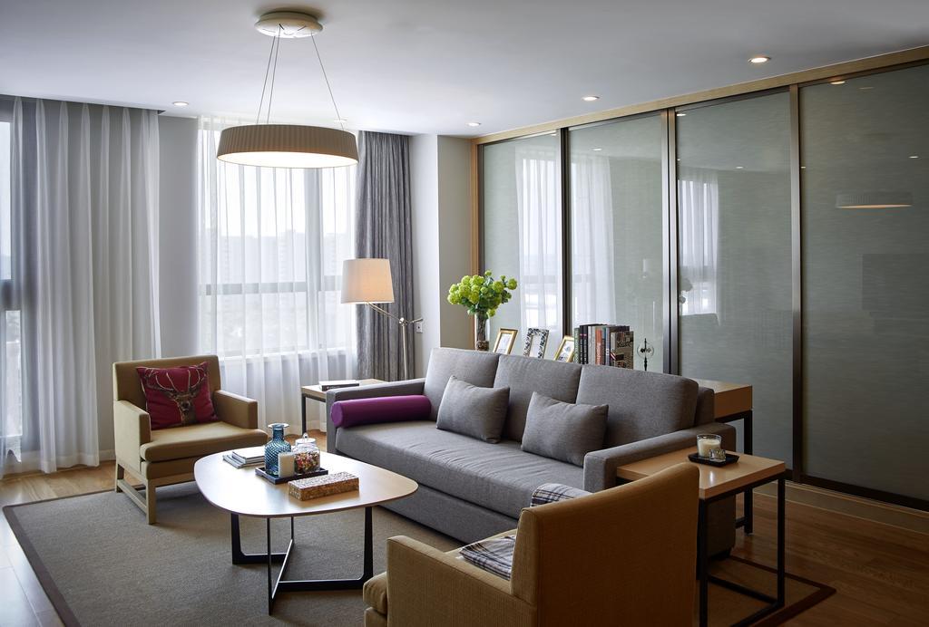 One Sunland Serviced Suites Managed By Lanson Place Şanghay Dış mekan fotoğraf