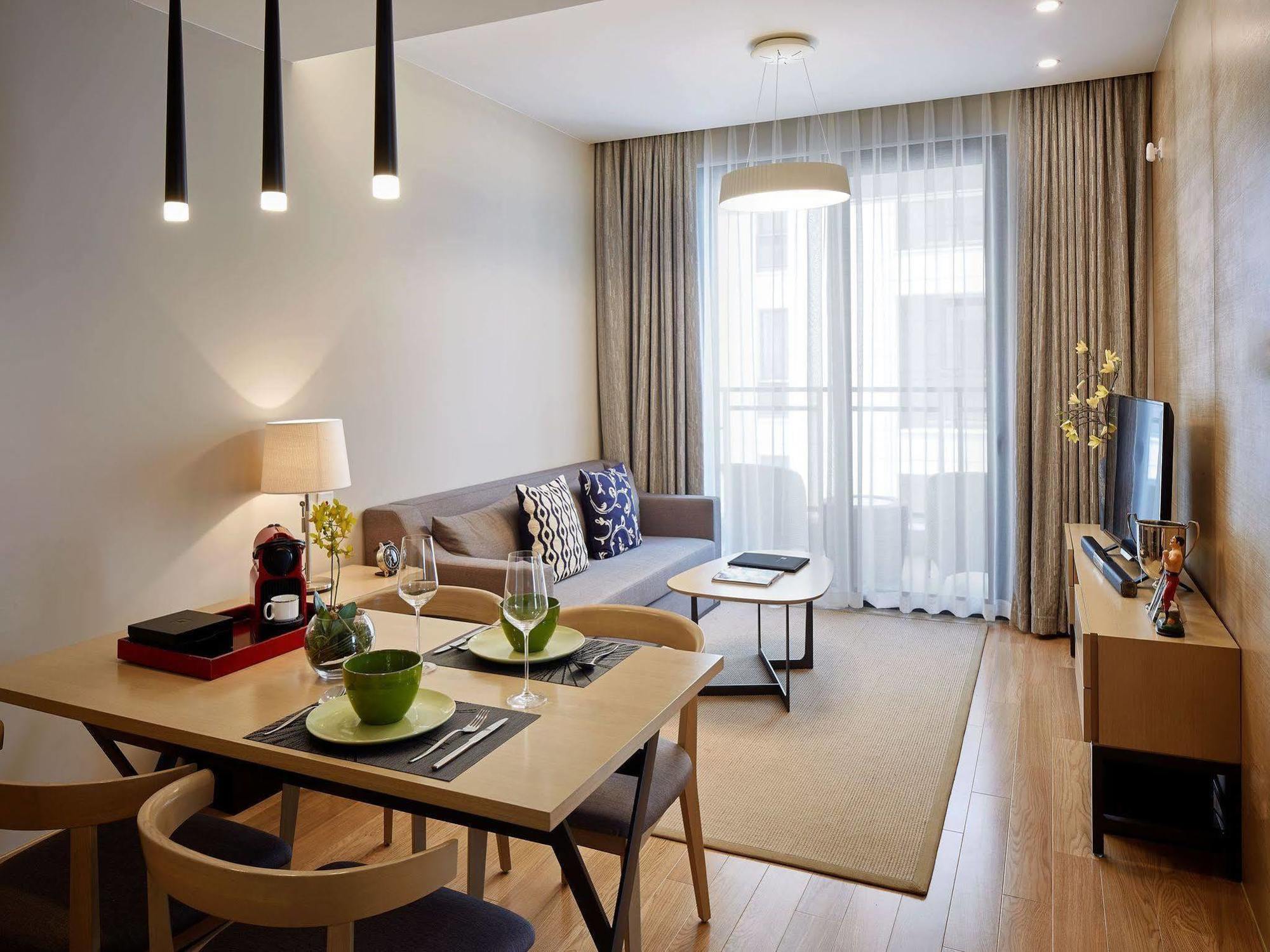 One Sunland Serviced Suites Managed By Lanson Place Şanghay Dış mekan fotoğraf