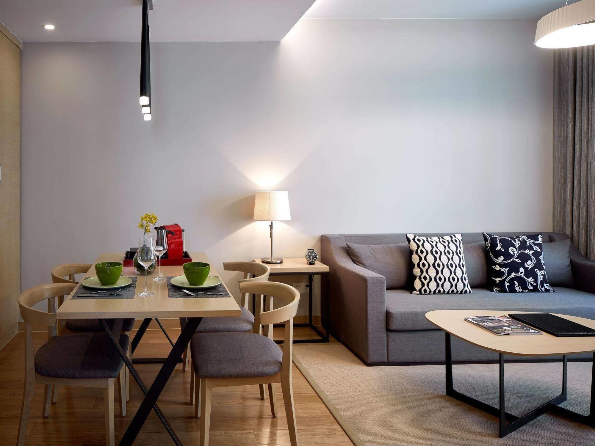 One Sunland Serviced Suites Managed By Lanson Place Şanghay Dış mekan fotoğraf
